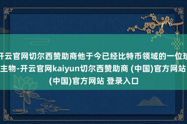 开云官网切尔西赞助商他于今已经比特币领域的一位珍视东说念主物-开云官网kaiyun切尔西赞助商 (中国)官方网站 登录入口