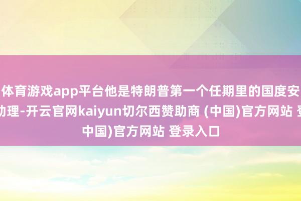 体育游戏app平台他是特朗普第一个任期里的国度安全事务助理-开云官网kaiyun切尔西赞助商 (中国)官方网站 登录入口
