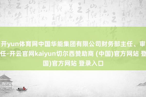 开yun体育网中国华能集团有限公司财务部主任、审计部主任-开云官网kaiyun切尔西赞助商 (中国)官方网站 登录入口